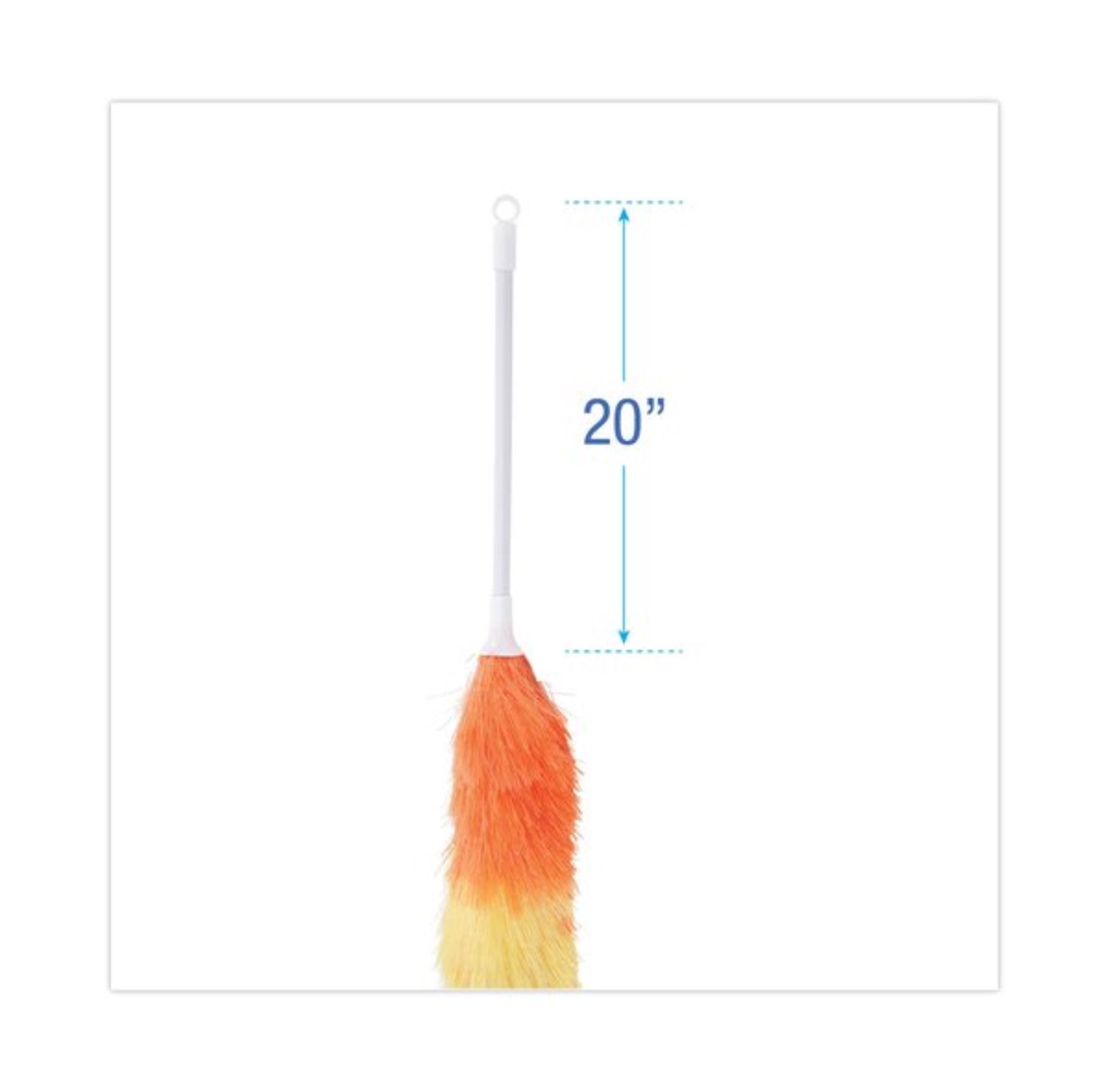 Boardwalk Polywool Duster w/20" Plastic Handle, Assorted Colors - BWK 9441