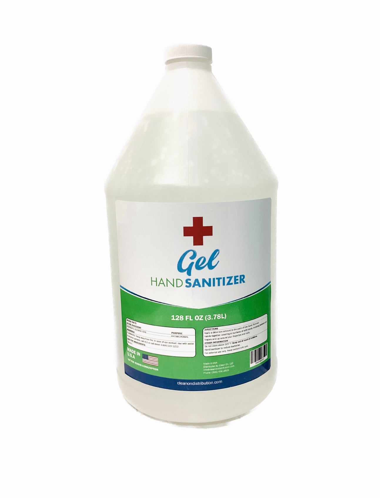 GEL SANITIZER GL "NEW" - Gel Hand Sanitizer, CleanOn, (1 GL.)