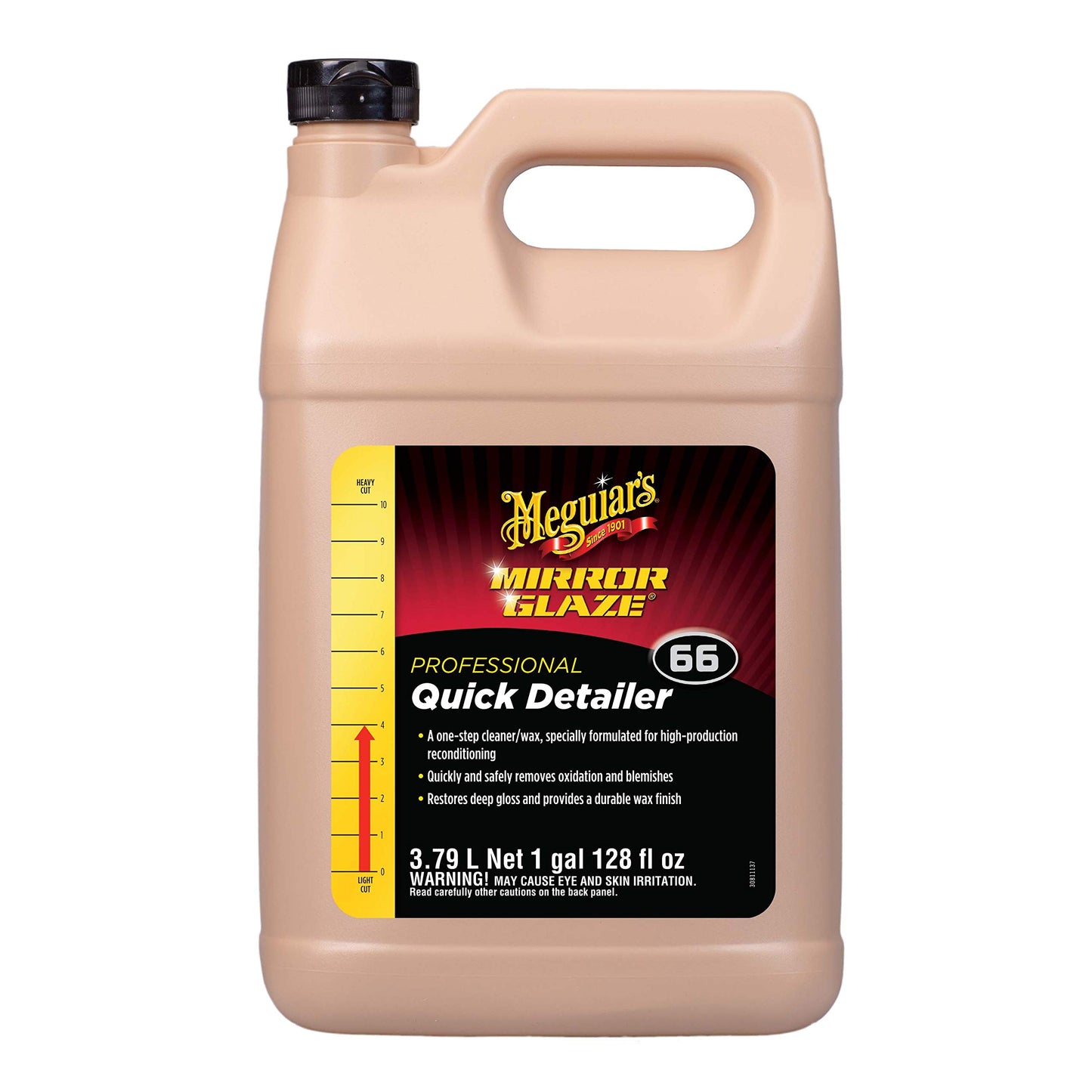 MEGUIAR’S M66 MIRROR GLAZE, One-Step Cleaner/Wax