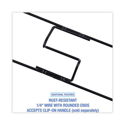 5"x 48" DUST MOP FRAME CLIP-ON - 48” Clip-On Dust Mop Frame