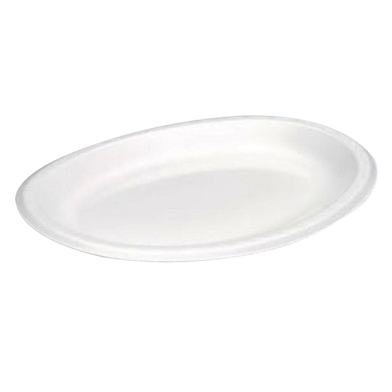 Sunny Oval Foam Plate
