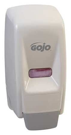 DERMAPRO 800 ML WHITE DISPENSER - 800ml Bag-in-Box Dispenser, Push-Style