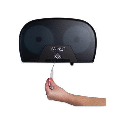 Twin Small Core Tissue Dispenser - MORSOFT Plastic Dispenser