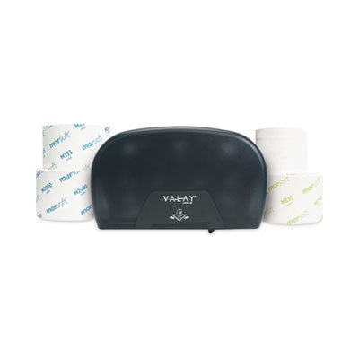 Twin Small Core Tissue Dispenser - MORSOFT Plastic Dispenser