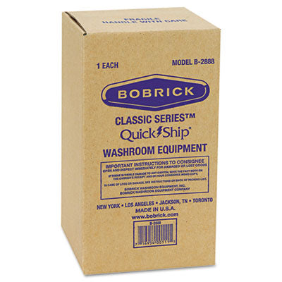 Stainless Steel 2-Roll Tissue Dispenser - Bobrick Washroom