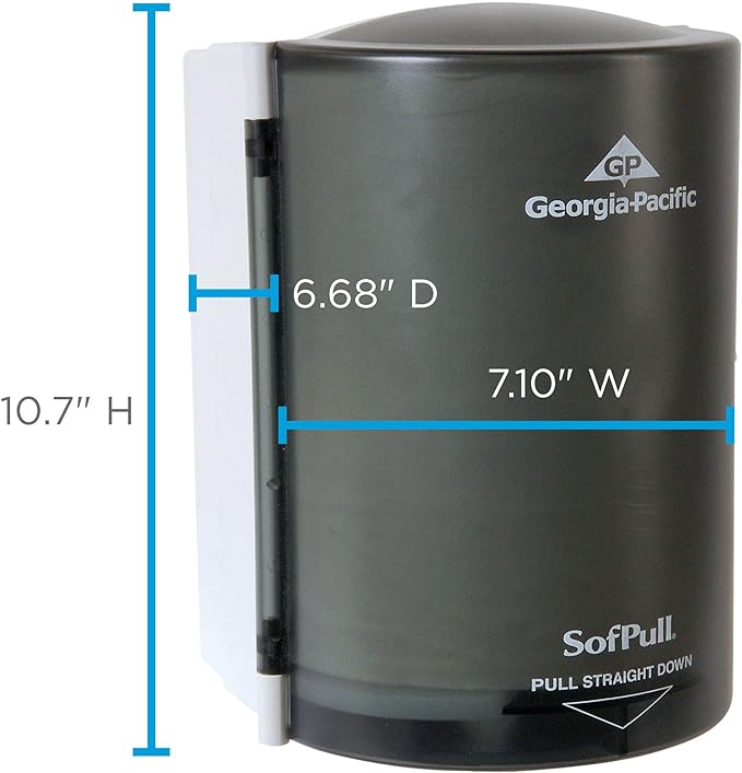 SOFTPULL CENTER PULL DISPENSER - SofPull Junior Centerpull Paper Towel Dispenser by GP PRO (Georgia-Pacific) / 58008