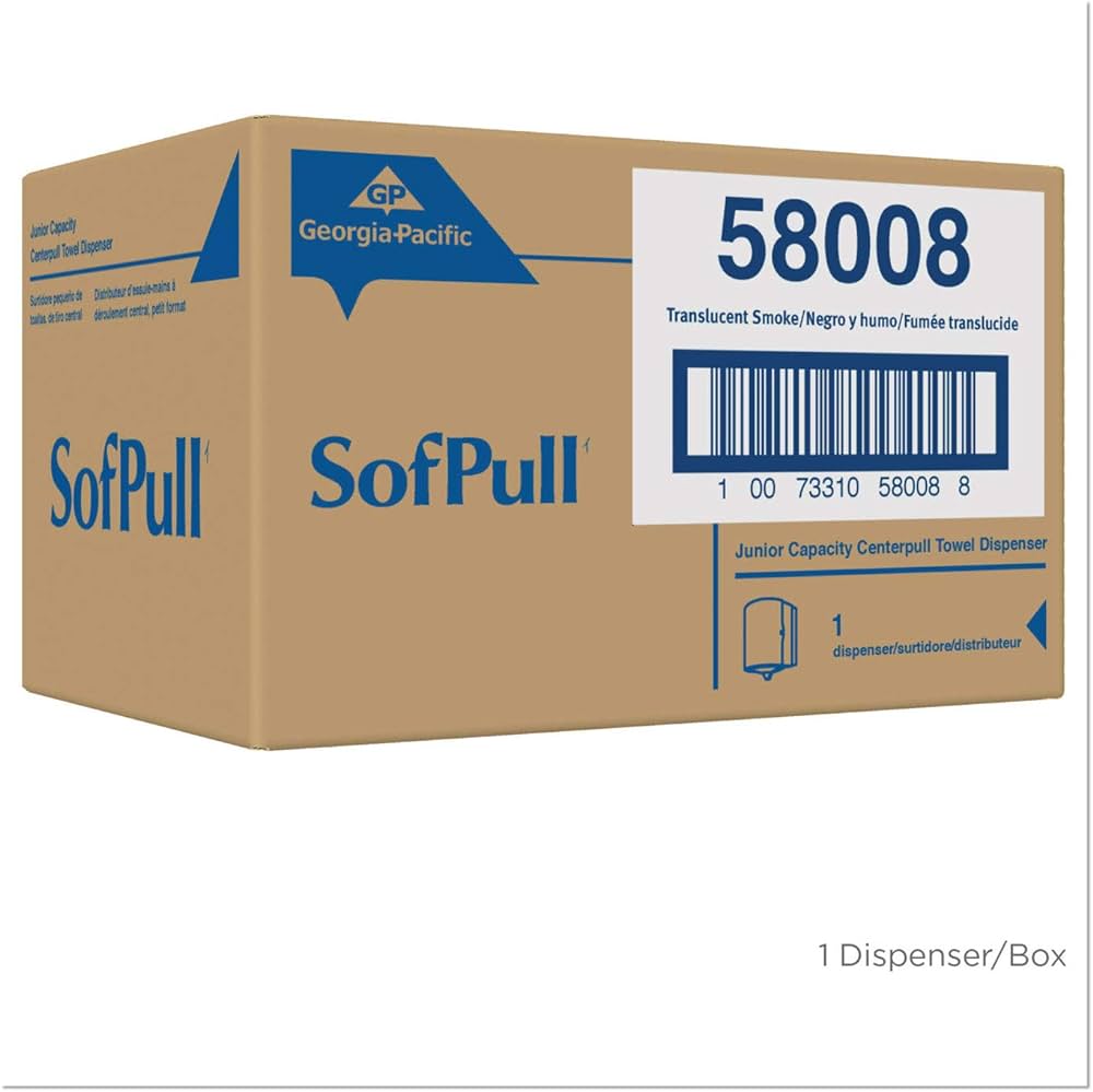 SOFTPULL CENTER PULL DISPENSER - SofPull Junior Centerpull Paper Towel Dispenser by GP PRO (Georgia-Pacific) / 58008