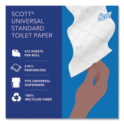 13217 SCOTT TOILET TISSUE 500 2-PLY (80 Rolls/Case)