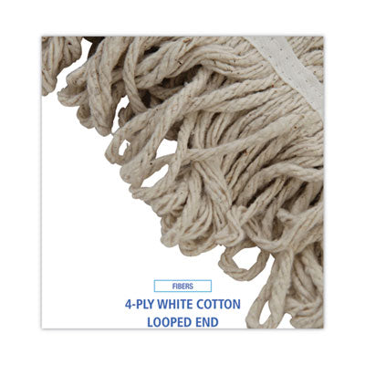 32 OZ COTTON MOP HEAD WEB/FANTA - #32 Oz Cotton Cut End Mop