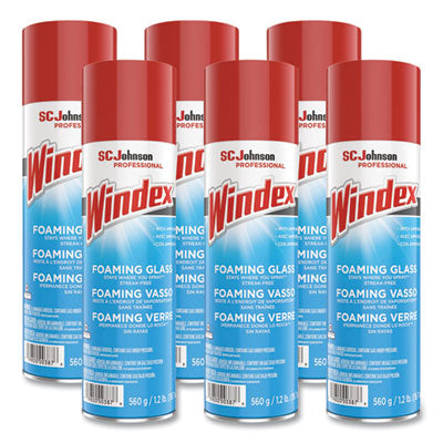 Windex Foaming Glass Cleaner, Fresh 20 oz Aerosol Spray