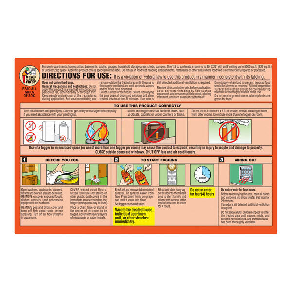 Fogger Insect Killer Aerosol - RAID FOGGER Concentrated Deep Reach
