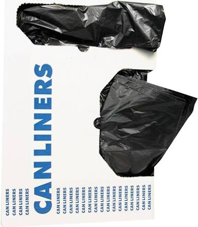 CL1717HBLK.35MIL (1000/CS) - Heritage Bag Can Liner - 17 x 17, 0.35 mil, Black