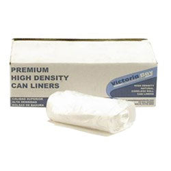 CL2424HN6 (1000/Case)- High Density Can Liner - 24 x 24, 6 mic, Natural