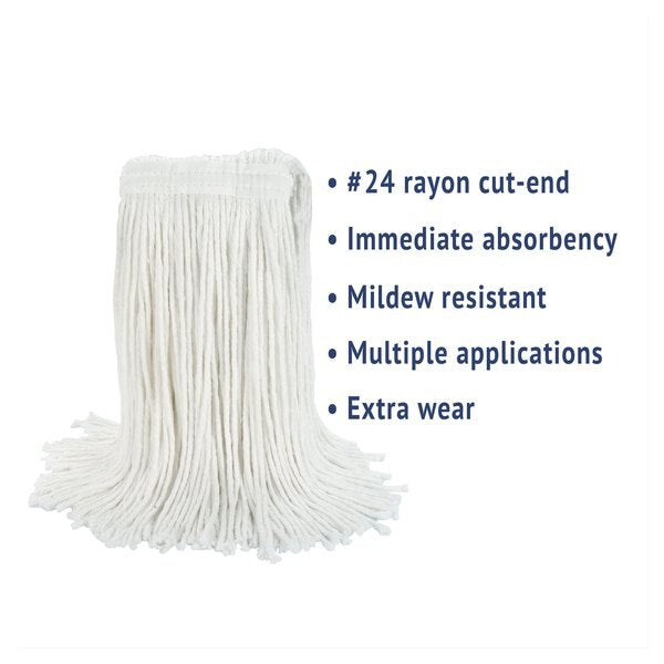 24 Rayon Mop ABCO - #24 Rayon Cut End Mop