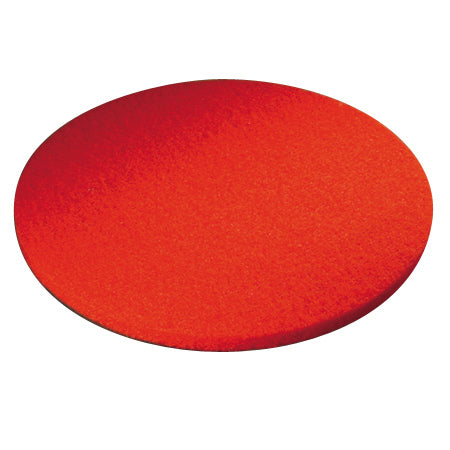 17" Floor Pad Red Buff PB (5/Case) / PRO-BRANDS Red Buffing Floor Pad - 17"