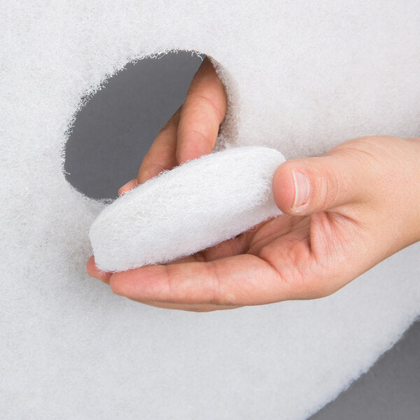 17" Floor Pad White Polish (5/Case) - 17" Super High White Polish Pro-Brands