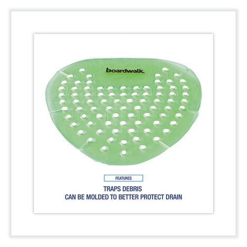 Urinal Screen Herbal Mint Frag - Boardwalk® Gem Urinal Screens, Herbal Mint Scent, Green, (12/Box)