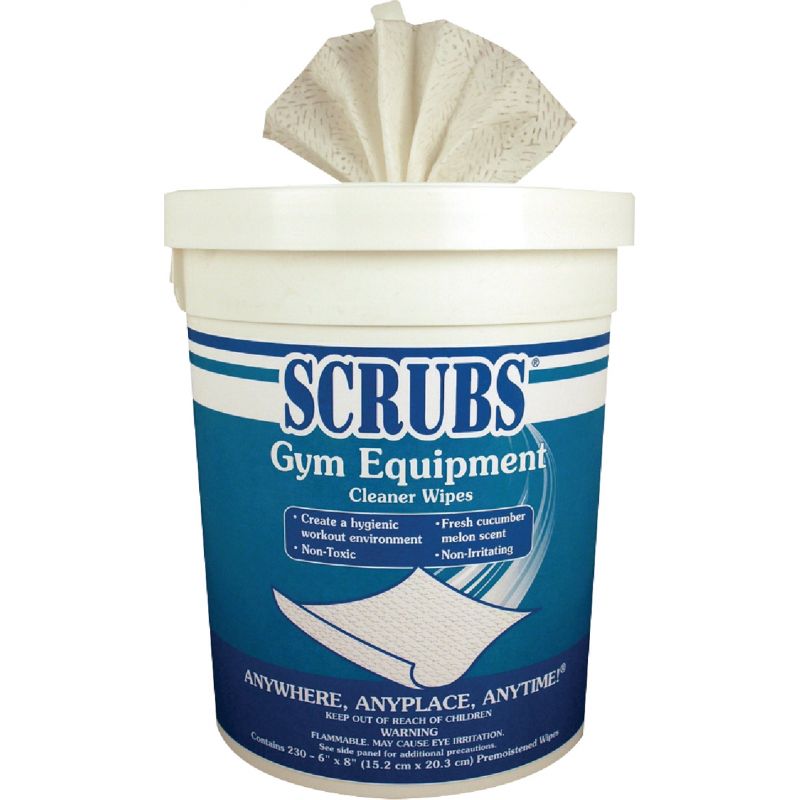Scrubs Gym Wipes Bucket - Scrubs Gym Equipment Cleaner Wipes