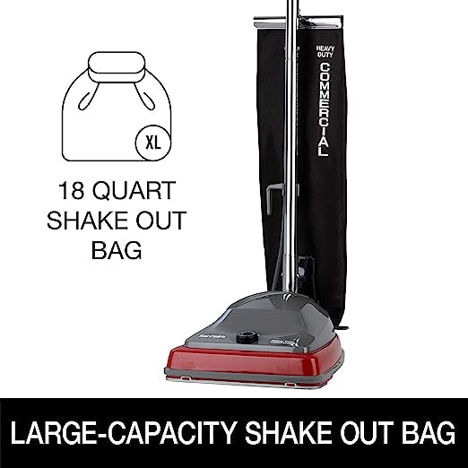TRADITION Upright Vacuum - Sanitaire SC679K Tradition Upright Commercial Bagged Vacuum, Red
