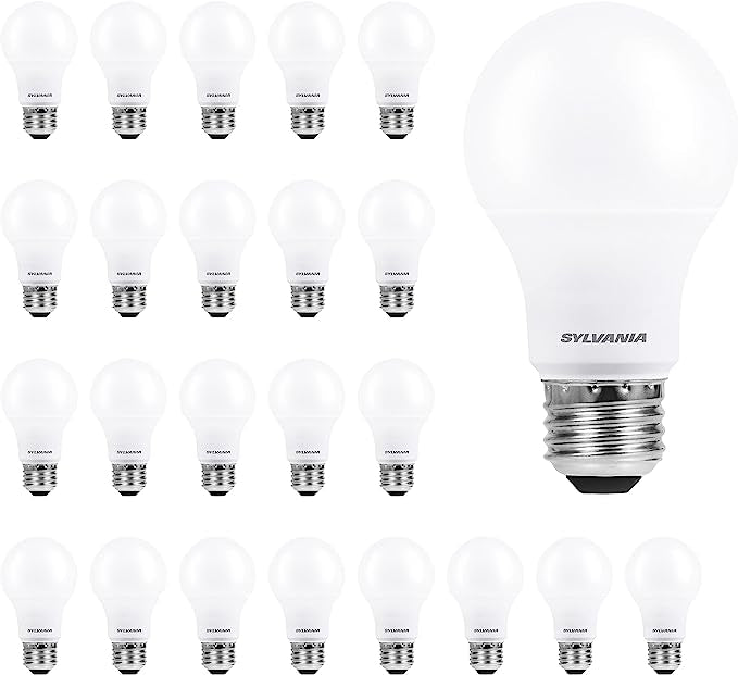 LED Daylight A19 - SYLVANIA ECO LED A19 Light Bulb, 60W Equivalent, 750 Lumens, Non-Dimmable, Frosted, 5000K Daylight