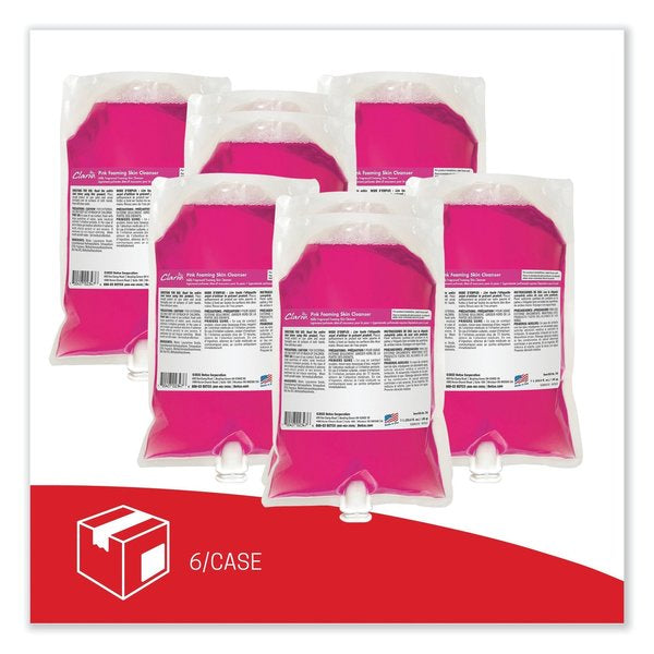 BETCO HAND SOAP FOAM PINK (6/Case) - BETCO Clario Pink Foaming Skin Cleanser, Fresh, Refill Bag, 6PK/Case