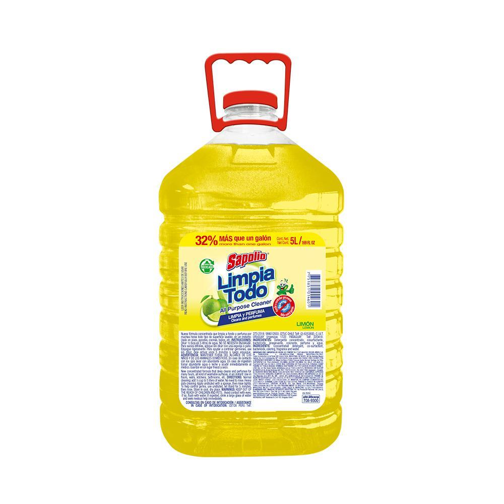 Sapolio All Purpose Cleaner Lemon - Sapolio Limpiatodo, All Purpose Cleaner (Lemon Scent) 1 Gal.