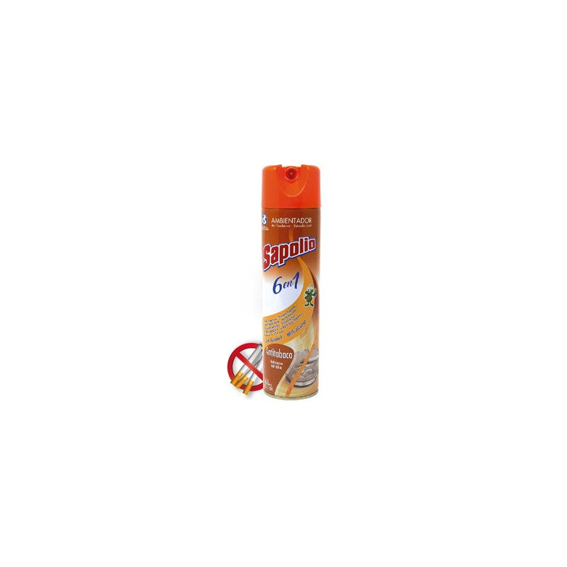 Sapolio Anti Tabaco - Sapolio 6 en 1 Air Freshener, Antitabaco Fragance, 12.2 Fl/Oz