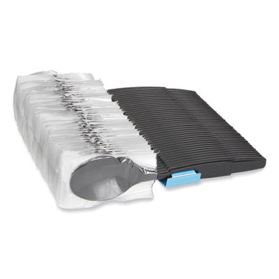 Wrapped Heavy-Weight Tablespoon / DIXIE SmartStock Wrapped Heavy-Weight Cutlery Refill, Teaspoon, Black, 960/Carton