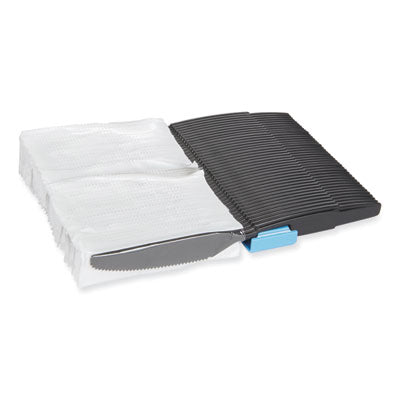 Wrapped Heavy-Weight Knife / DIXIE SmartStock Wrapped Heavy-Weight Cutlery Refill, Knife, Black, 960/Carton