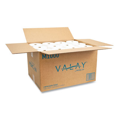 Small Core Bath Tissue, 1000 - M1000 Morcon Tissue Small Core Bath Tissue, Septic Safe, 2-Ply, White, 1,000 Sheets/Roll, 36 Rolls/Carton