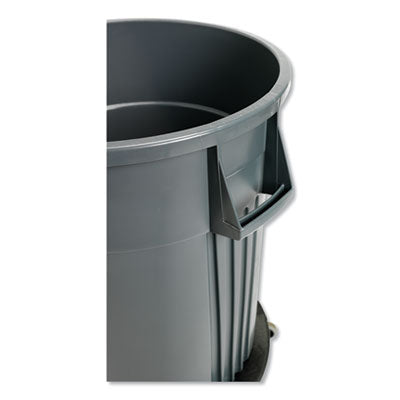 44 GAL CONTAINER - Impact® Gator Plus Trash Container, 44 gal, Plastic, Gray