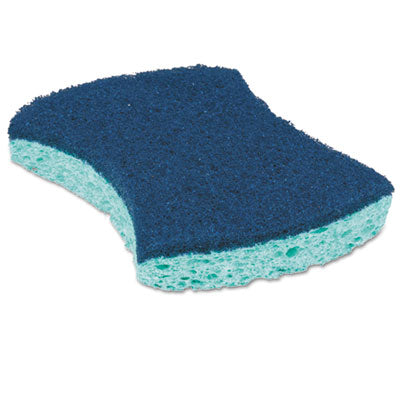 Scotch-Brite™ PROFESSIONAL Power Sponge, 2.8 x 4.5, 0.6" Thick, Blue/Teal, (5/Pack)