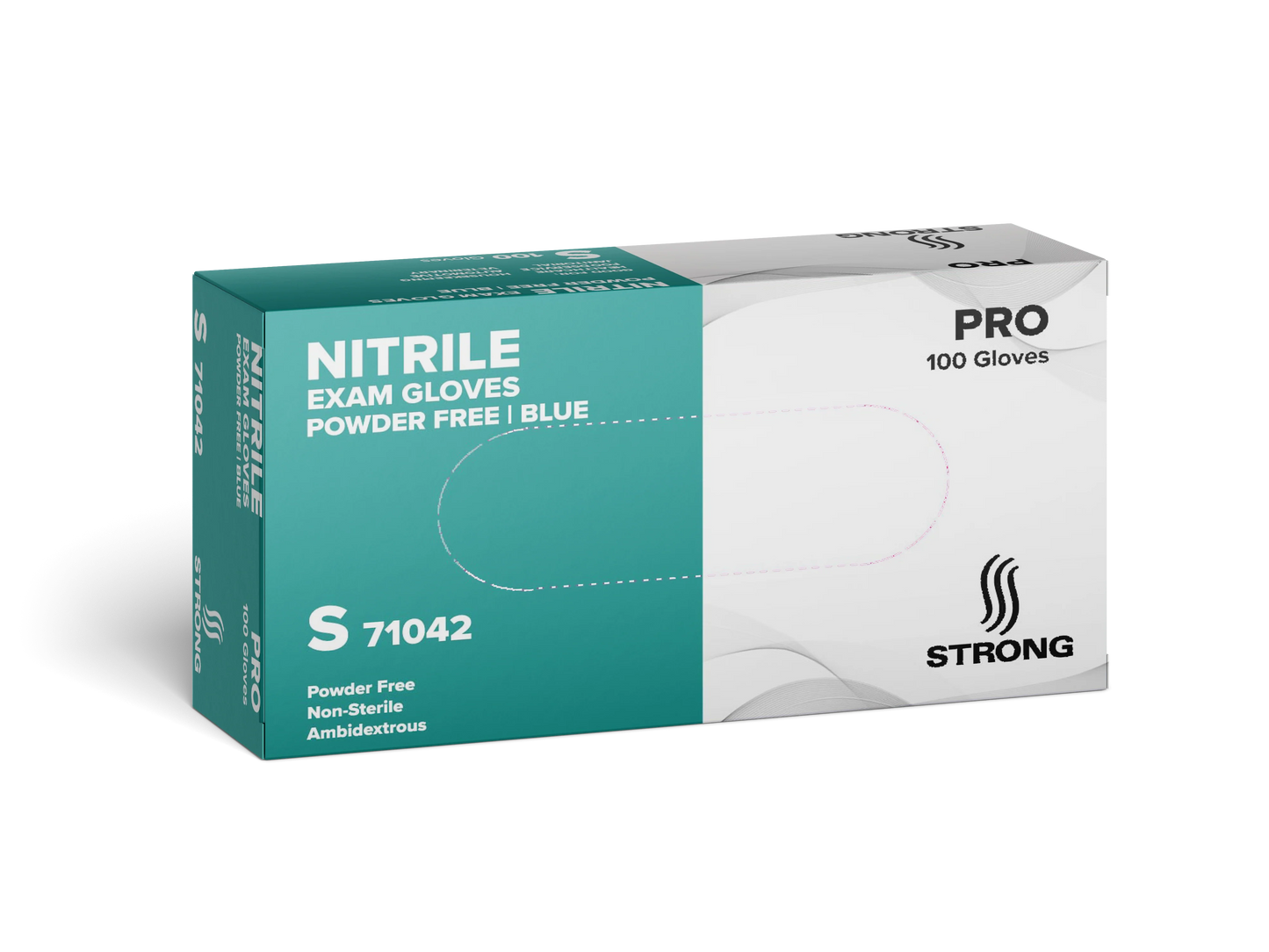 GLOVES BLUE NITRILE PF SIZE SMALL