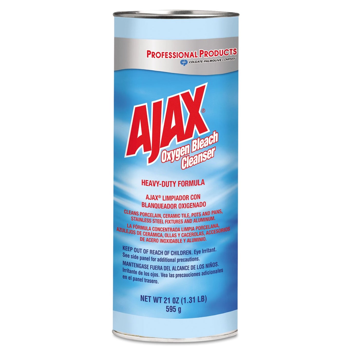 CAN AJAX POWDER - AJAX Oxygen Bleach Cleanser Powder, Heavy Duty Formula, (21 Oz/1.31 LB)