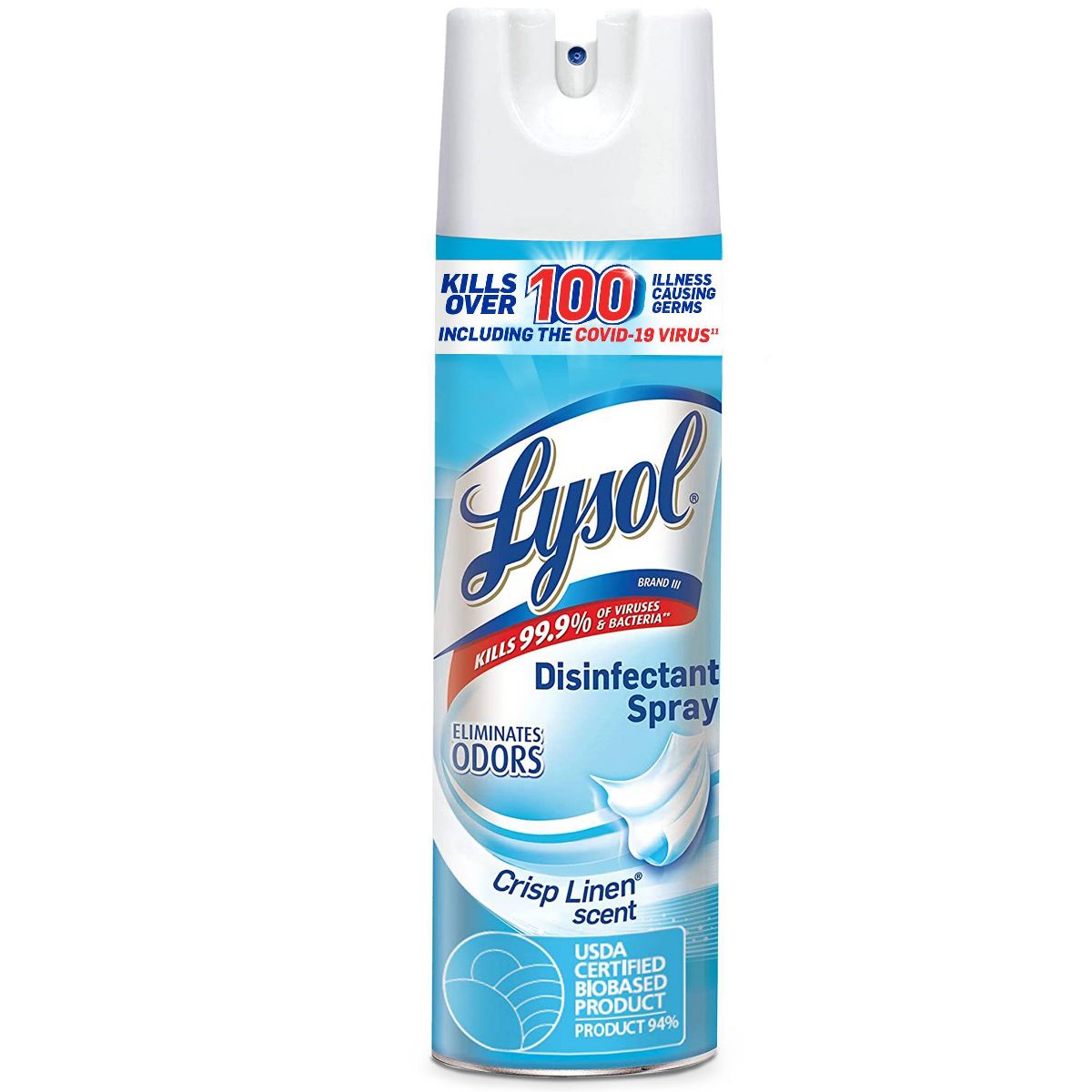 LYSOL DESINFECT SPRAY CRISP LINEN 19o