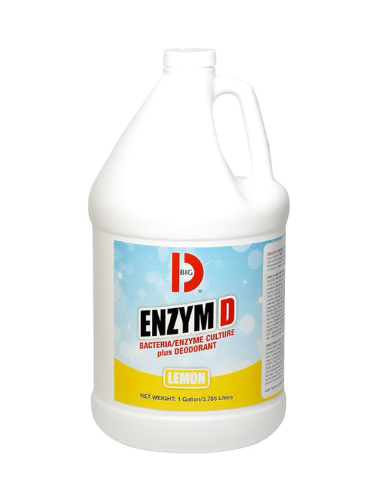 ENZYN-D LEMON GAL - Enzym D Digester Liquid Deodorant, Lemon, 1 Gal Bottle