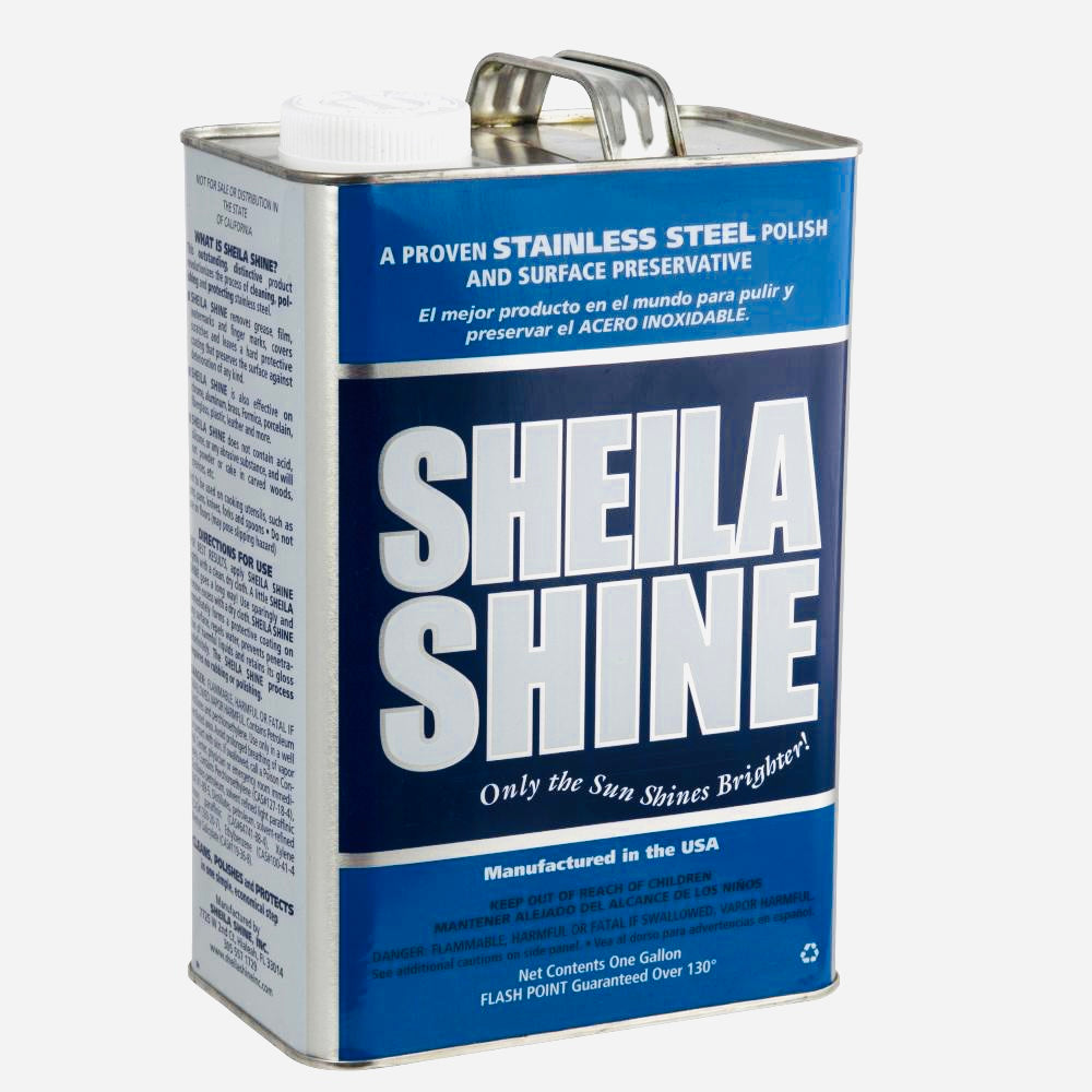 CAN SHEILA SHINE - Sheila Shine, Stainless Steel Polish & Surface Preservative, Residue & Streak Free (1 Gal.)