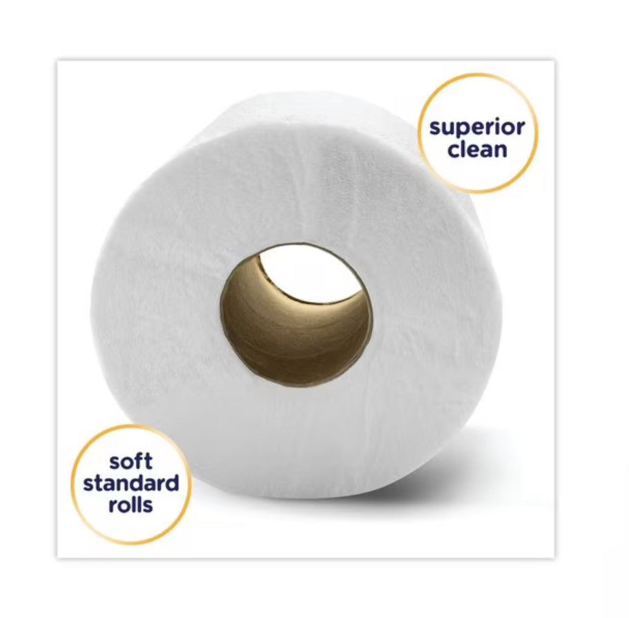 Cottonelle 2-Ply Bathroom Tissue, Septic Safe, White, 451 Sheets/Roll, 20 Rolls/Carton