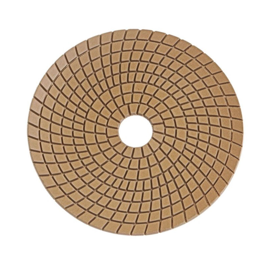 4'' STONE WET POLISHING PAD 3000G - White