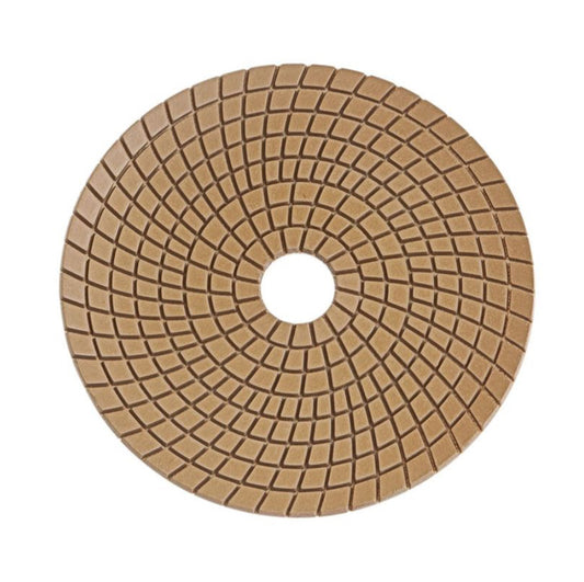 4'' STONE WET POLISHING PAD 3000G - White