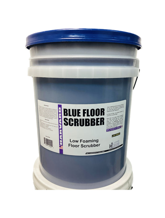 BLUE FLOOR SCRUBBER DEGREASER - Harvard Blue Floor Scrubber, Low Foaming Floor Scrubber, (1 Pail)