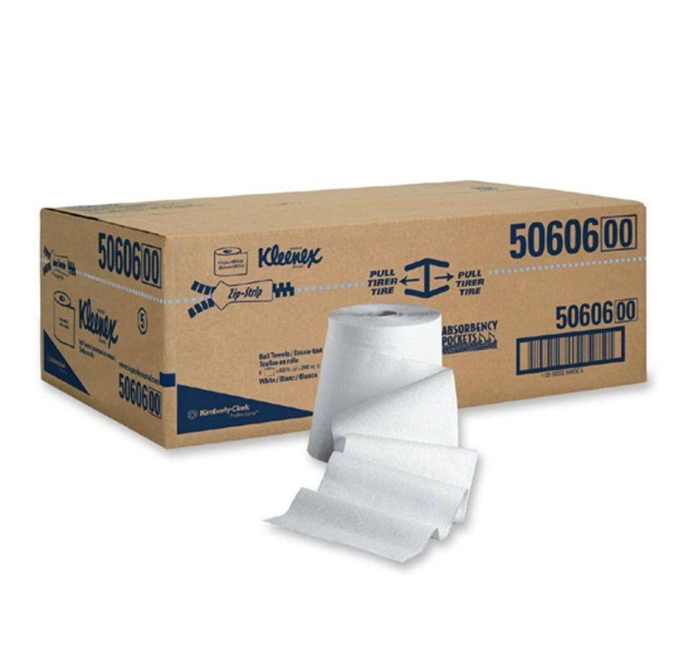 Kleenex Hard Roll Paper 8x600 50606, Kleenex Hard Roll Paper Towels (Case of 6)