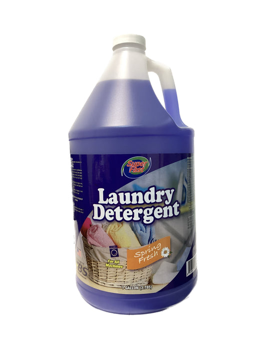 LAUNDRY DETERGENT (1GAL.) - SuperFast Laundry Detergent (Spring Fresh Scent) 1 Gal.
