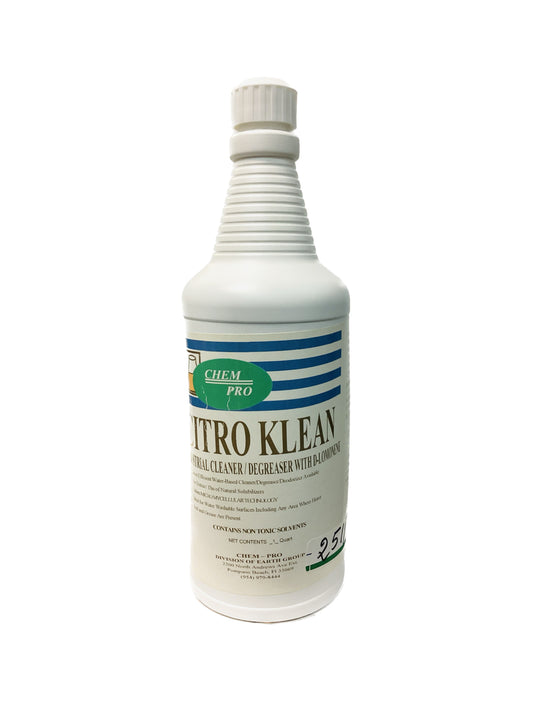 Aroma Orange KLEEN (QT) - CHEM PRO CITRO KLEAN, Industrial Cleaner, Degreaser with D-Lomonene, (1 QT.)