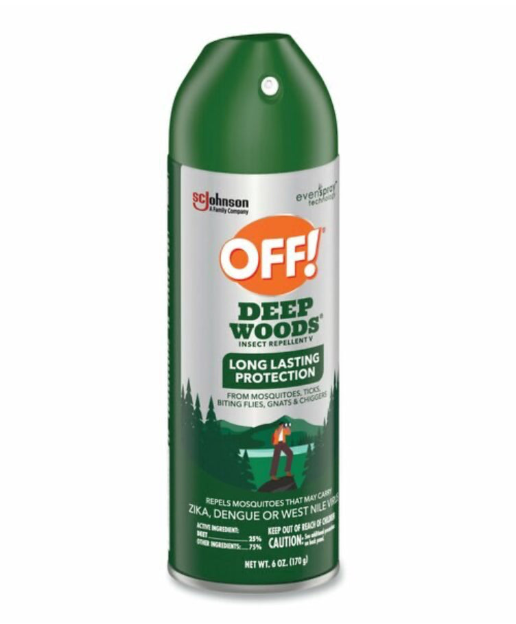 Deep Woods Insect Repellent - OFF!® Deep Woods Insect Repellent, 6 oz Aerosol Spray
