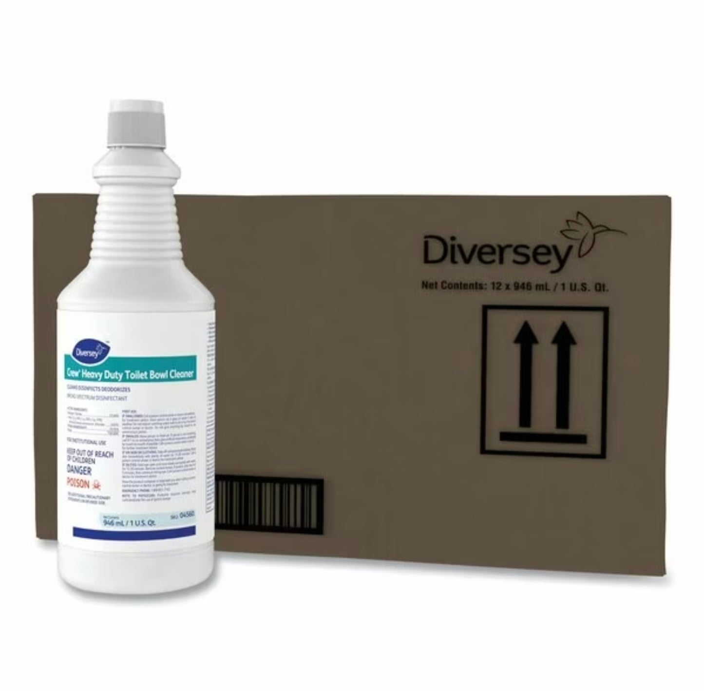 Crew Heavy Duty Toilet Bowl Cleaner, Minty, 32 oz - DIVERSEY Crew Heavy Duty Toilet Bowl Cleaner, Minty, 32 (12/Carton)