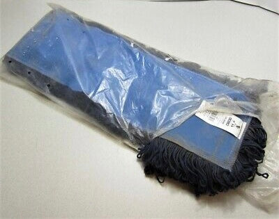 Dust Mop Premium 5x48” Blue / Tie-Less Launderable Colored Looped End