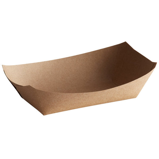 Tray Kraft 1Lbs - Food Tray Kraft (1 Lb)