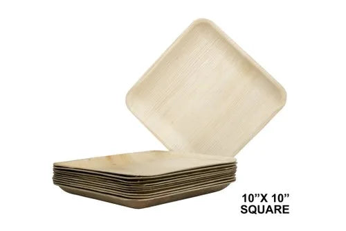 10x10 Palm Leaf Plate