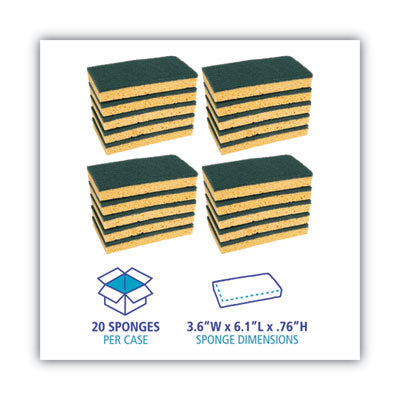 BWK174 MEDIUM DUTY SCRUBBING SPONGE (Case of 20)